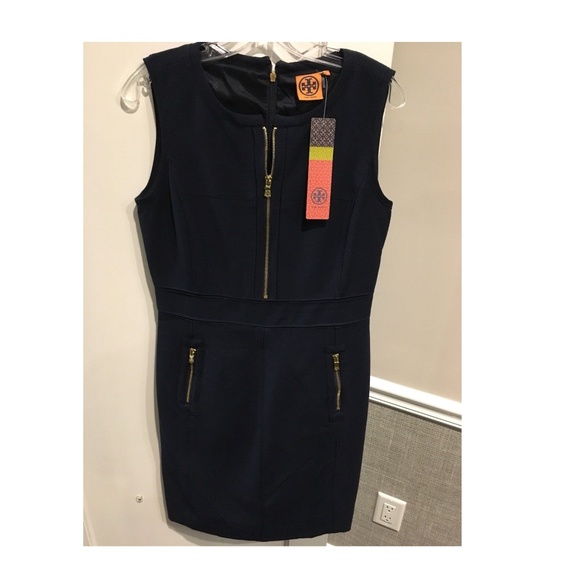 Tory Burch Dresses & Skirts - NWT Tory Burch Navy Blue Dress - Size 8